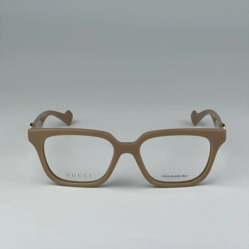 Gucci GG1536O 007 BRAND NEW Eyeglasses Nude Women Square
